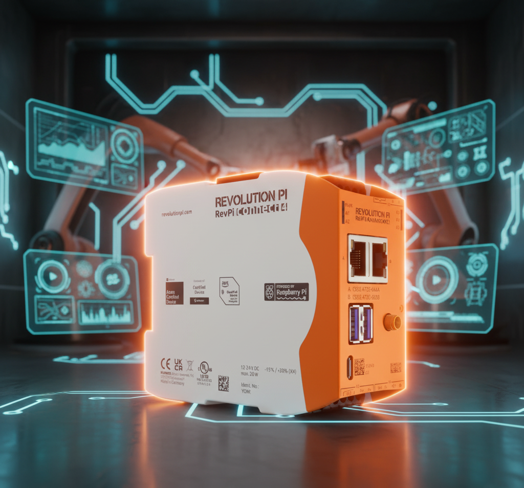 Revolution Pi PiBridge Mimarisi ve Süreç Görüntüsü